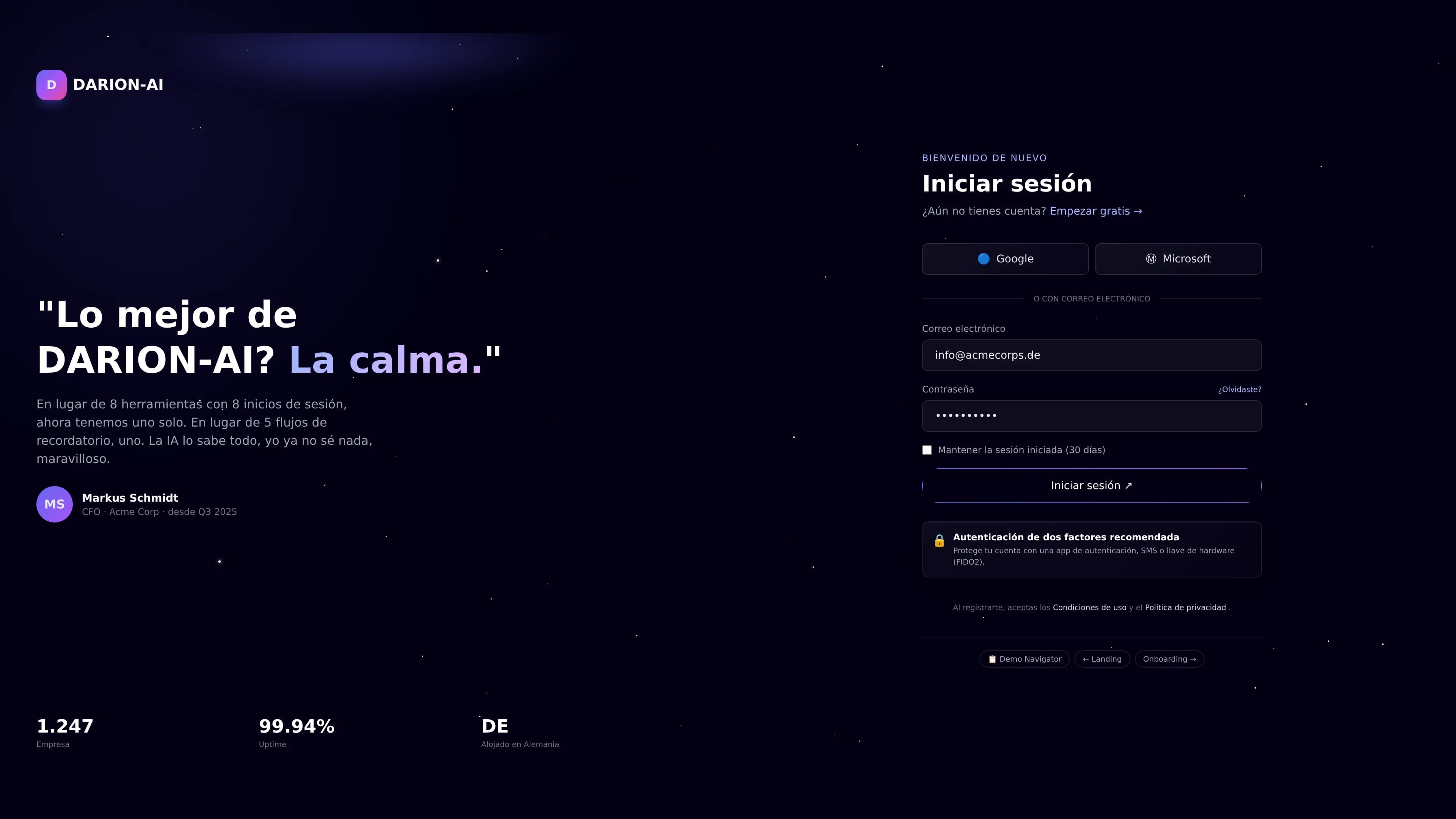 Resumen de módulos de DARION-AI
